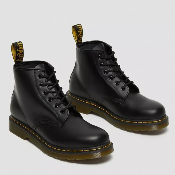 101 Yellow Stitch Smooth Leather Ankle Boot - Picture 8 of 8